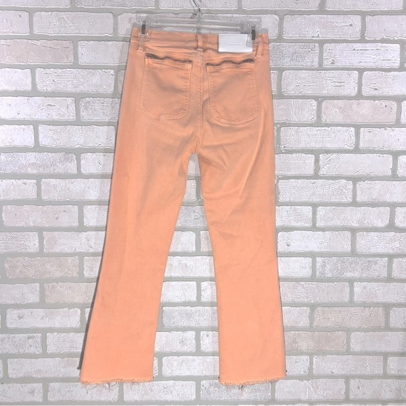 7 For All Mankind Luxe Vintage Tab High Waist Slim Kick Cut Hem Jeans Size 25 - Picture 6 of 12